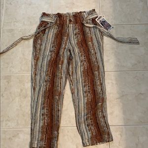TIGER PRINT FLOWY PANT
